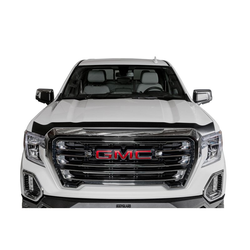 Husky Liners | Aeroskin Hood Protector Matte Black Low Profile - Sierra 2500 HD / 3500 HD 6.6L 2020-2023