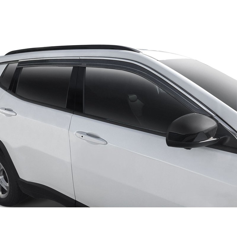 Husky Liners | Low Profile Ventvisor Deflector Smoke with Chrome Trim Outside Mount 4 pc. - K5 1.6T / 2.5T 2021-2025
