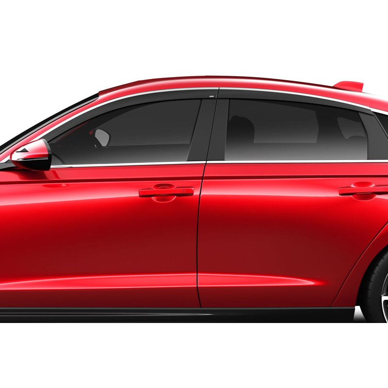 Husky Liners | Low Profile Ventvisor Deflector Smoke with Chrome Trim Outside Mount 4 pc. - Accord 1.5T / 2.0L 2023-2025