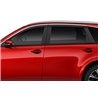 Husky Liners | Low Profile Ventvisor Deflector; Smoke with Chrome Trim; Outside Mount; 4 pc. - CX-90 2.5L / 3.3T 2024-2025