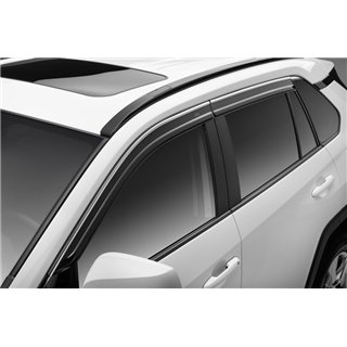 Husky Liners | Low Profile Ventvisor Deflector Smoke with Chrome Trim Outside Mount 4 pc. - Sorento 2.5L 2025