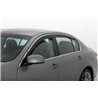 Husky Liners | Low Profile Ventvisor Deflector Smoke with Chrome Trim Outside Mount 6 pc. - M45 4.5L 2006-2010