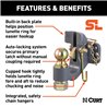 CURT | SecureLatch Ball & Pintle Hitch (2" Ball, 20,000 lbs.)