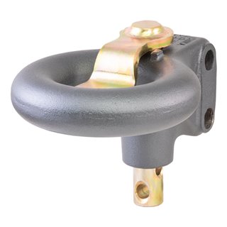 CURT | SecureLatch Channel-Style Lunette Ring (25,000 lbs, 3" ID) CURT Hitch Balls & Mounts