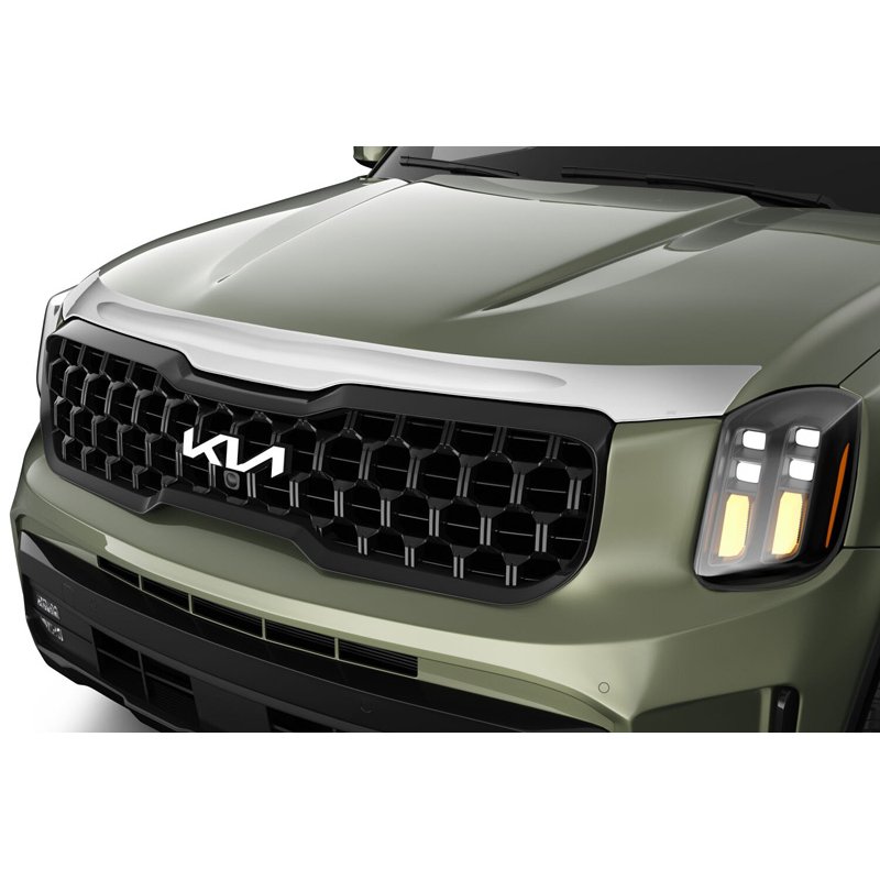 Husky Liners | Aeroskin Hood Protector; Chrome - Telluride 3.8L 2020-2025