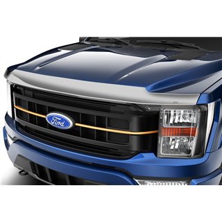 Husky Liners | Aeroskin Hood Protector; Chrome - F-150 2021-2025
