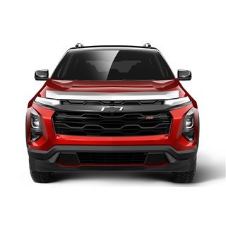 Husky Liners | Aeroskin Hood Protector; Chrome - Pilot 3.5L 2023-2025