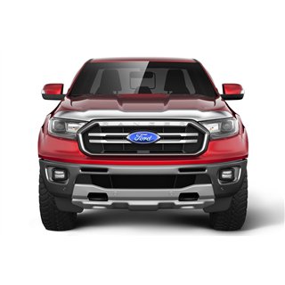 Husky Liners | Aeroskin Hood Protector; Chrome - Ranger 2.3T / 2.7T / 3.0T 2024-2025