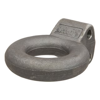 CURT | Channel-Style Lunette Ring (24,000 lbs., 3" I.D., Raw) CURT Hitch Balls & Mounts