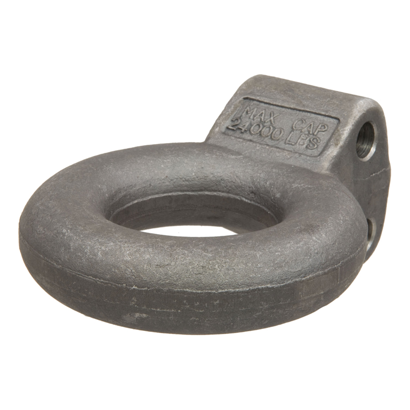 CURT | Channel-Style Lunette Ring (24,000 lbs., 3" I.D., Raw) CURT Hitch Balls & Mounts