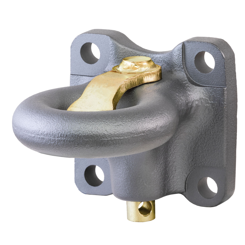 CURT | SecureLatch Flush-Mount Lunette Ring (60,000 lbs, 2-1/2" ID) CURT Hitch Balls & Mounts