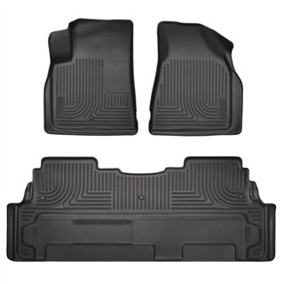 Husky Liners | Weatherbeater - Front & 2nd Seat Floor Liners - Buick / Chevrolet / GMC / Saturn 3.6L 2007-2017