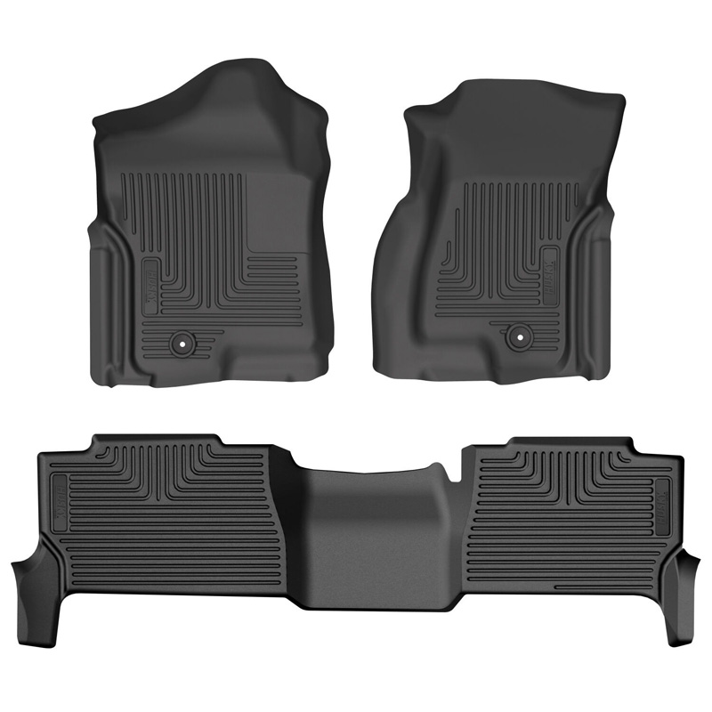 Husky Liners | Weatherbeater - Front & 2nd Seat Floor Liners - Avant & Arrière - Escalade / Tahoe 2000-2006 Husky Liners Tapi...