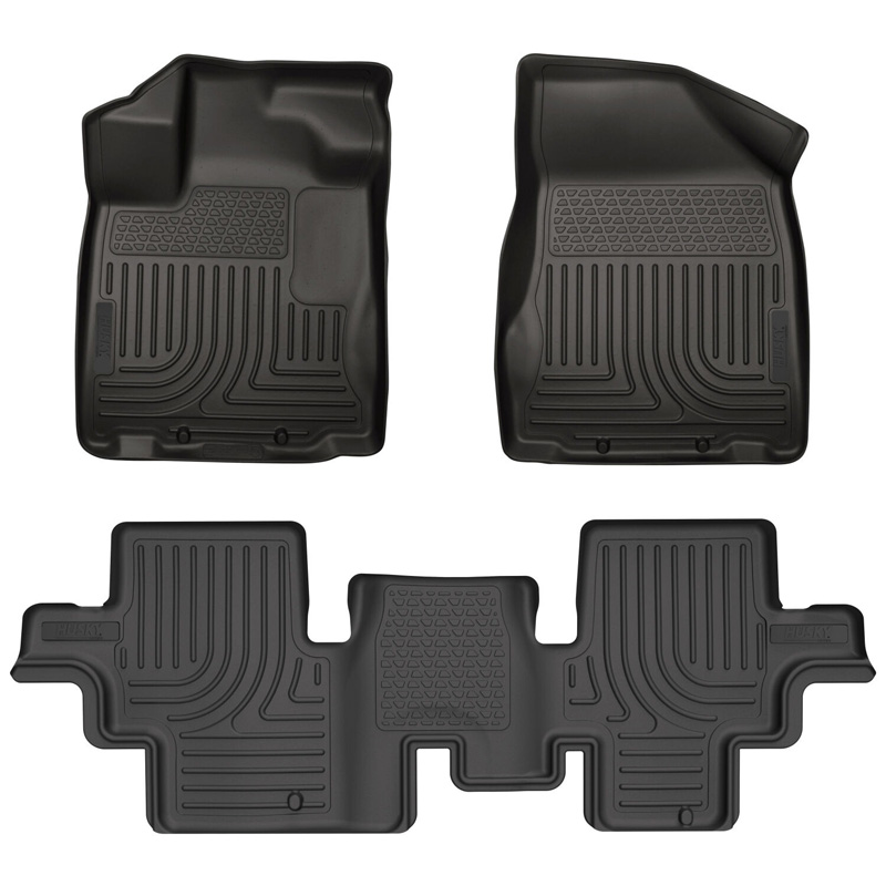 Husky Liners | Weatherbeater - Front & 2nd Seat Floor Liners - Front & Rear - Pathfinder 2.5L / 3.5L 2013-2020
