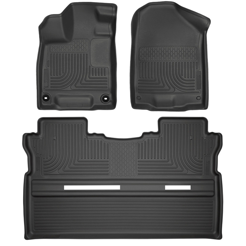 Husky Liners | Weatherbeater - Front & 2nd Seat Floor Liners - Front & Rear - Ridgeline 3.5L 2017-2025