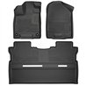 Husky Liners | Weatherbeater - Front & 2nd Seat Floor Liners - Front & Rear - Ridgeline 3.5L 2017-2025