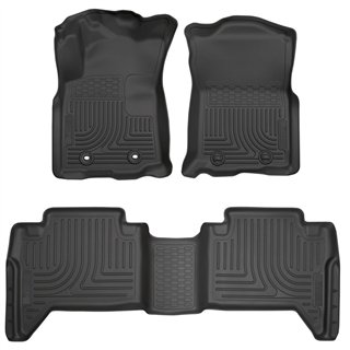 Husky Liners | Weatherbeater - Front & 2nd Seat Floor Liners - Avant & Arrière - Tacoma 2.7L / 3.5L 2016-2017