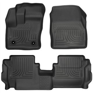 Husky Liners | Weatherbeater - Front & 2nd Seat Floor Liners - Avant & Arrière - Transit Connect 2014-2019