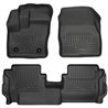 Husky Liners | Weatherbeater - Front & 2nd Seat Floor Liners - Avant & Arrière - Transit Connect 2014-2019