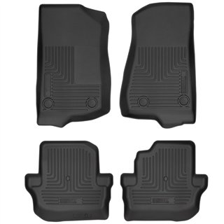 Husky Liners | Weatherbeater - Front & 2nd Seat Floor Liners - Avant & Arrière - Wrangler (JL) 2018-2025
