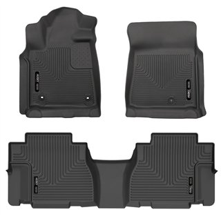 Husky Liners | Weatherbeater - Front & 2nd Seat Floor Liners - Sequoia 4.6L / 4.7L / 5.7L 2012-2022