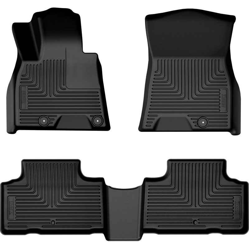 Husky Liners | Weatherbeater - Front & 2nd Seat Floor Liners - Front & Rear - GV80 2.5T / 3.5T 2021-2024