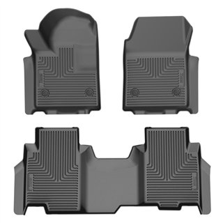Husky Liners | Weatherbeater - Front & 2nd Seat Floor Liners - Avant & Arrière - Silverado / Sierra 2024-2025