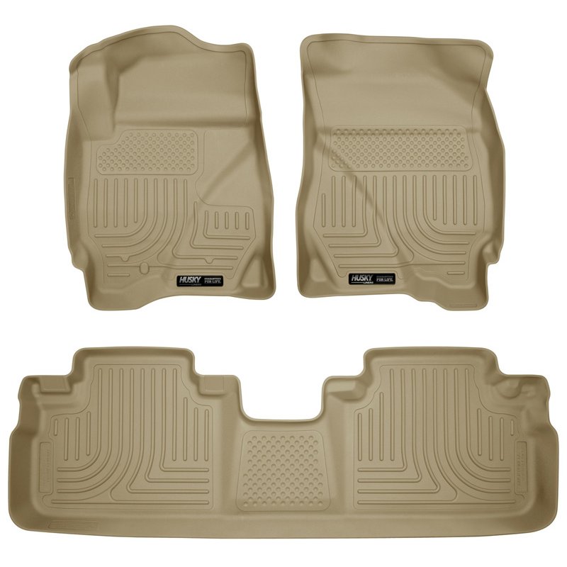 Husky Liners | Weatherbeater - Front & 2nd Seat Floor Liners - Escape / Tribute / Mariner 2.5L / 3.0L 2009-2012