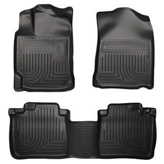 Husky Liners | Weatherbeater - Front & 2nd Seat Floor Liners - Venza 2.7L / 3.5L 2009-2011