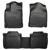 Husky Liners | Weatherbeater - Front & 2nd Seat Floor Liners - Venza 2.7L / 3.5L 2009-2011