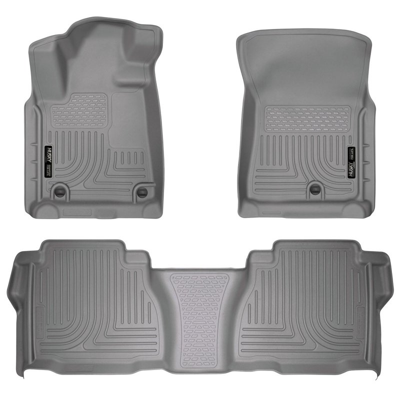 Husky Liners | Weatherbeater - Front & 2nd Seat Floor Liners (Footwell Coverage) - Tundra 2007-2011