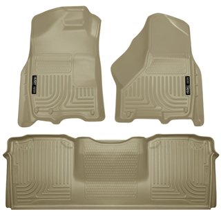 Husky Liners | Weatherbeater - Front & 2nd Seat Floor Liners - Ram 2500 / 3500 2010-2018