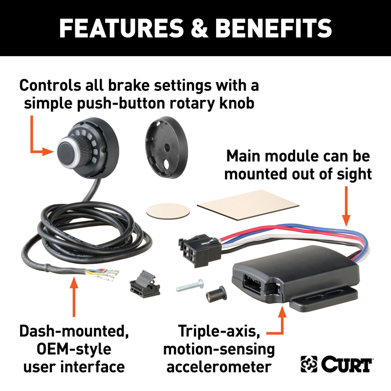 CURT | Spectrum Integrated Proportional Trailer Brake Controller