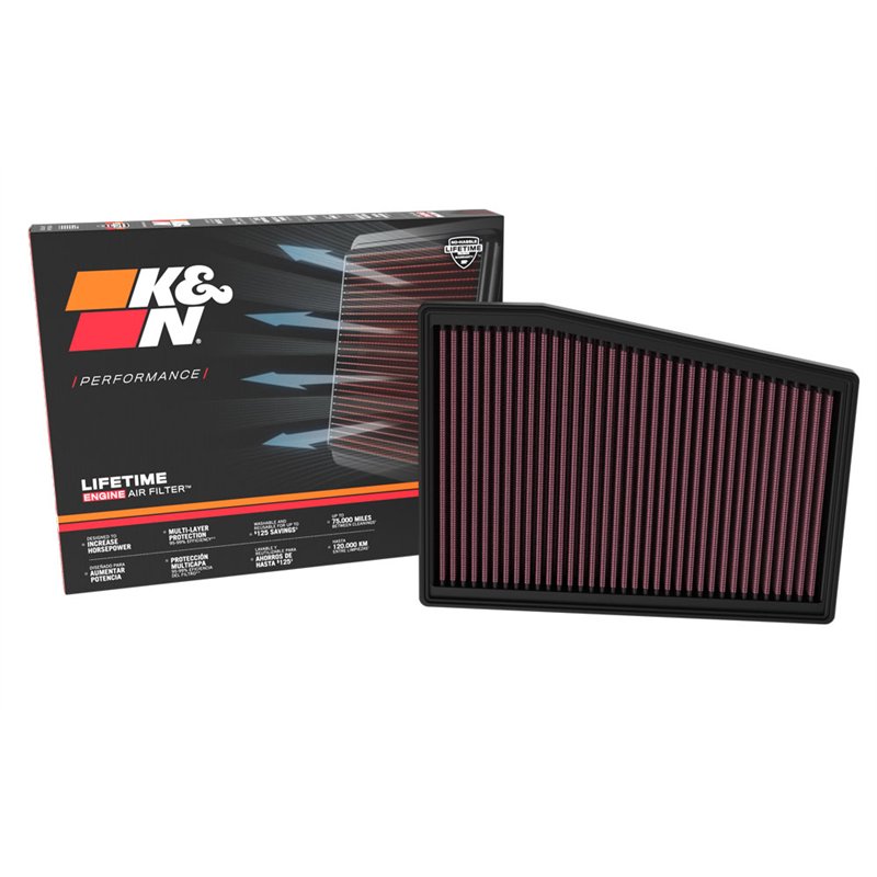 K&N | 33-5128 Replacement Air Filter - CT5 6.2L 2022-2025
