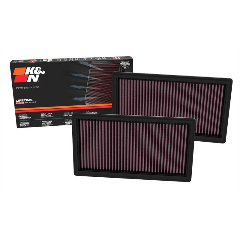 K&N | 33-5134 Replacement Air Filter - Range Rover / Range Rover Sport 3.0T / 4.4T 2022-2025