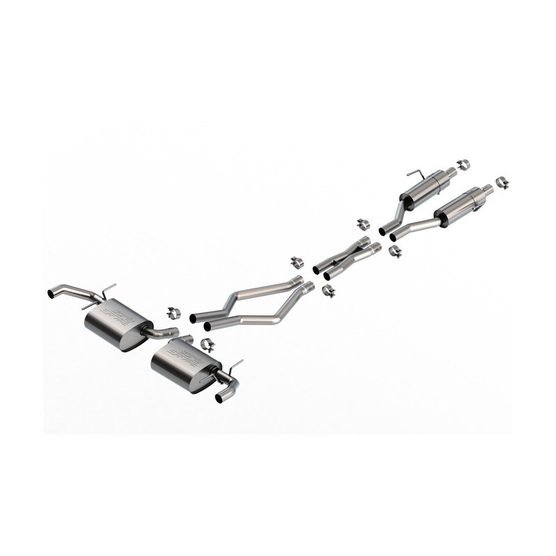 Borla | Cat-Back Exhaust System - S-Type - Grand Cherokee / Grand Cherokee L 3.6L / 5.7L 2022-2025