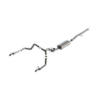 Borla | Cat-Back Exhaust System - Touring - Silverado 1500 / ZR2 6.2L 2024-2025
