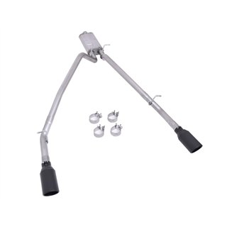 Gibson | Black Elite Cat-Back Dual Split Exhaust System - Ram 1500 3.0T 2025
