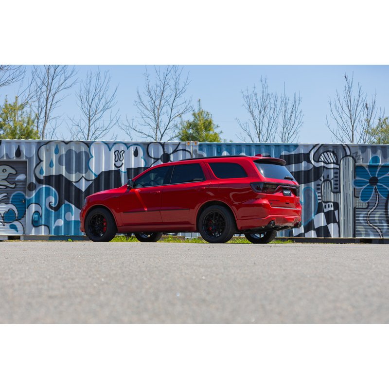 MBRP | MBRP 3in Cat-Back, Dual Rear Exit, T304, CF Tips, Street - Durango 3.6L / 5.7L 2011-2025