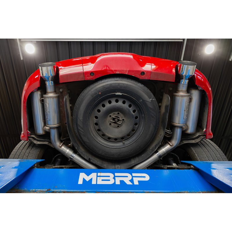 MBRP | MBRP 3inch Cat-Back, Dual Rear Exit, AL, Street - Durango 3.6L / 5.7L 2011-2025