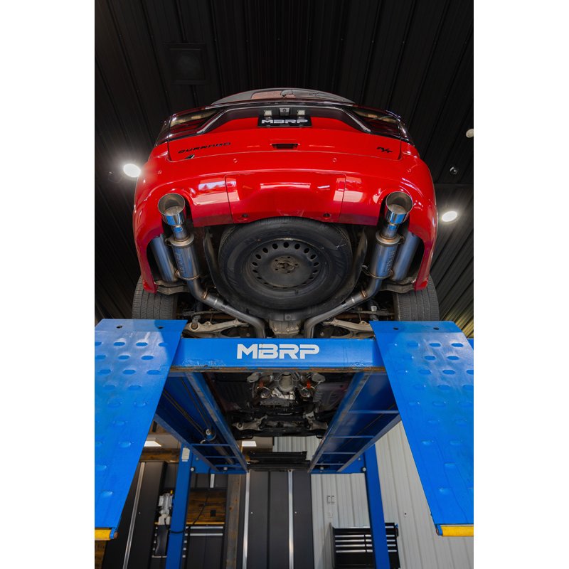 MBRP | MBRP 3inch Cat-Back, Dual Rear Exit, AL, Street - Durango 3.6L / 5.7L 2011-2025