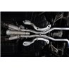 MBRP | MBRP 3in Cat-Back, Dual Rear Exit, T304, CF Tips, Street - Durango 3.6L / 5.7L 2011-2026