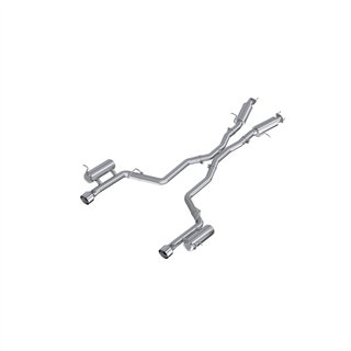 MBRP | MBRP 3inch Cat-Back, Dual Rear Exit, AL, Street - Durango 3.6L / 5.7L 2011-2025