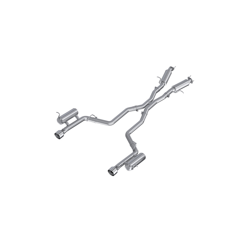 MBRP | MBRP 3inch Cat-Back, Dual Rear Exit, AL, Street - Durango 3.6L / 5.7L 2011-2025
