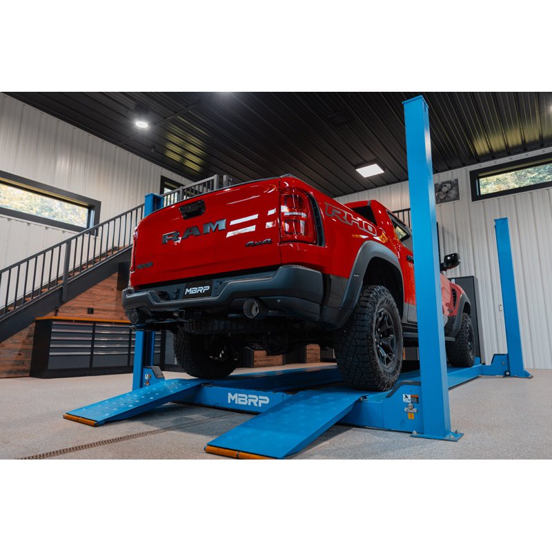MBRP | MBRP 3-inch Cat-Back Dual Split Rear Exit, T304 with CF Tips. - Ram 1500 3.0T 2025-2026