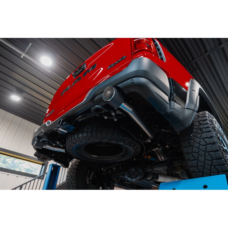 MBRP | MBRP 3-inch Cat-Back Dual Split Rear Exit, T304 with CF Tips. - Ram 1500 3.0T 2025-2026