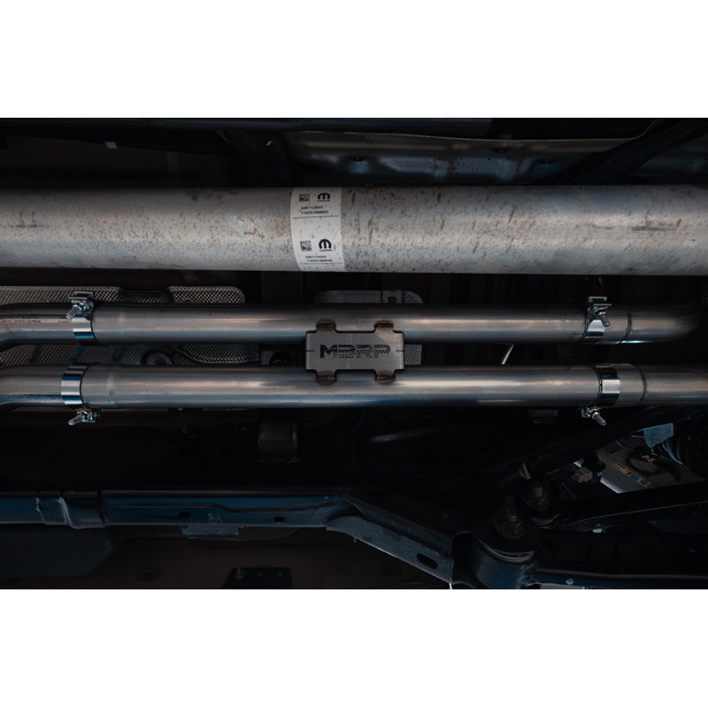 MBRP | MBRP 3-inch Cat-Back Dual Split Rear Exit, T304 with CF Tips. - Ram 1500 3.0T 2025-2026