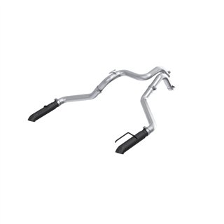 MBRP | MBRP 3 Inch Axle-Back Dual Rear Turndown, T304 BLK - Ranger 3.0T 2024-2025