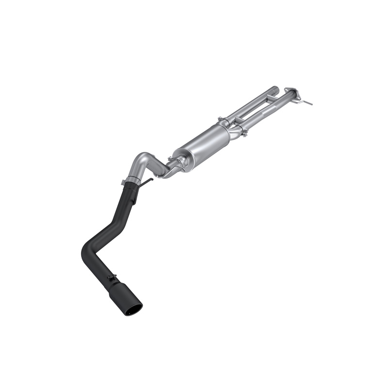MBRP | MBRP 2.5 inch Cat-Back, 3 inch Single Side Exit, BLK - Ranger Lariat / XLT 2.3T / 2.7T 2024-2026