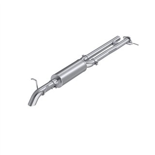 MBRP | MBRP 2.5 Inch Cat-Back, 3 inch Single Rear Turn-Down, T304. - Ranger Lariat / XLT 2.3T / 2.7T 2024-2026